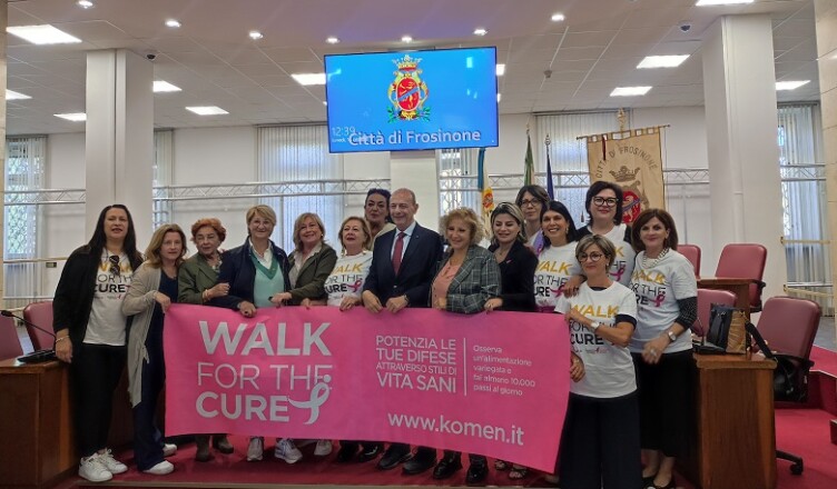 A Frosinone la Walk for the cure contro i tumori al seno