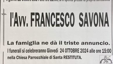 AVV FRANCESCO SAVONA