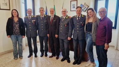 Arce, saluto al tenente Ciro Vitale