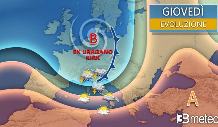 Avviso meteo per maltempo
