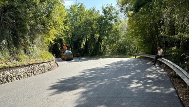 INIZIATI I LAVORI DI MANUTENZIONE STRAORDINARIA SULLA SP 129 DI ACCESSO A FALVATERRA