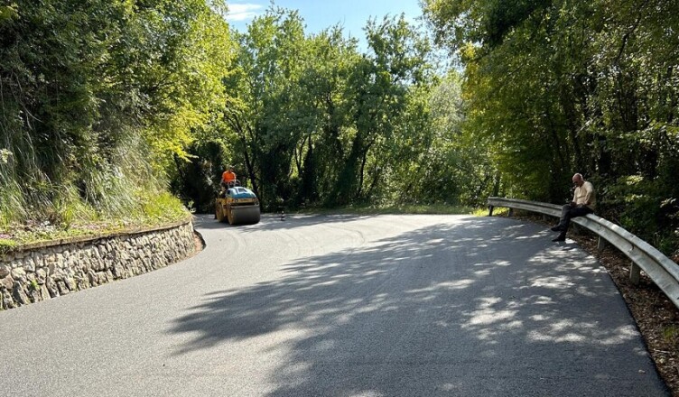 INIZIATI I LAVORI DI MANUTENZIONE STRAORDINARIA SULLA SP 129 DI ACCESSO A FALVATERRA