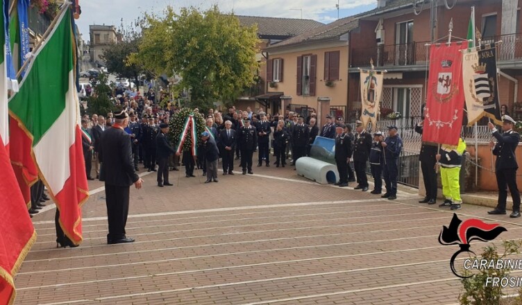 Inaugurazione sede dell’A.N.C. intitolata al Car. Alberto La Rocca