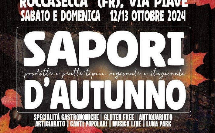SAPORI D'AUTUNNO ROCCASECCA 2024