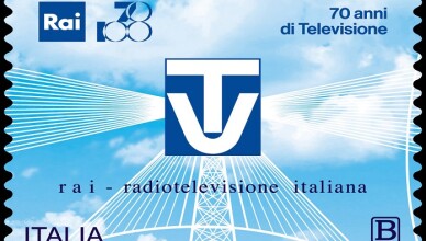 francobollo Prima trasmissione televisiva