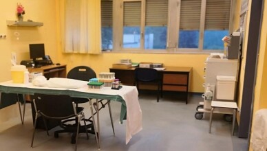 laboratorio analisi del Distretto B di viale Mazzini a Frosinone