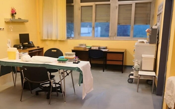laboratorio analisi del Distretto B di viale Mazzini a Frosinone