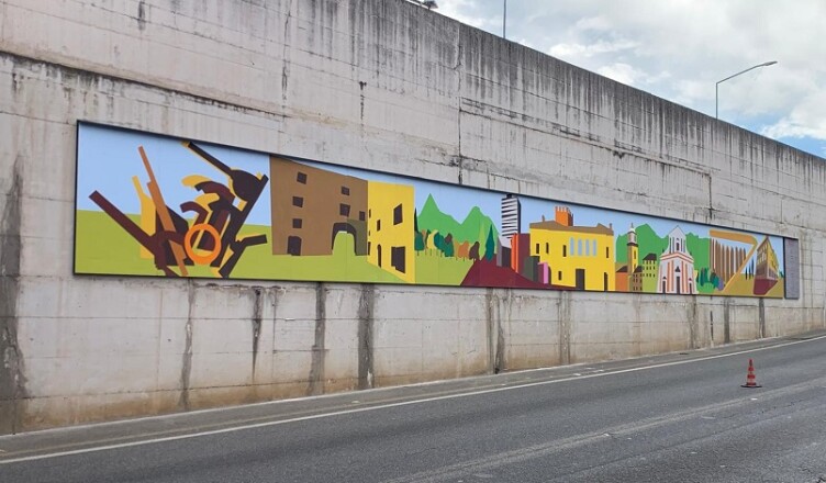 murale l'aria che respiriamo FR