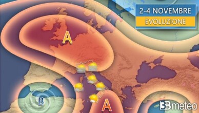 Anticiclone dalla lunga vita con nebbie e inquinanti in città