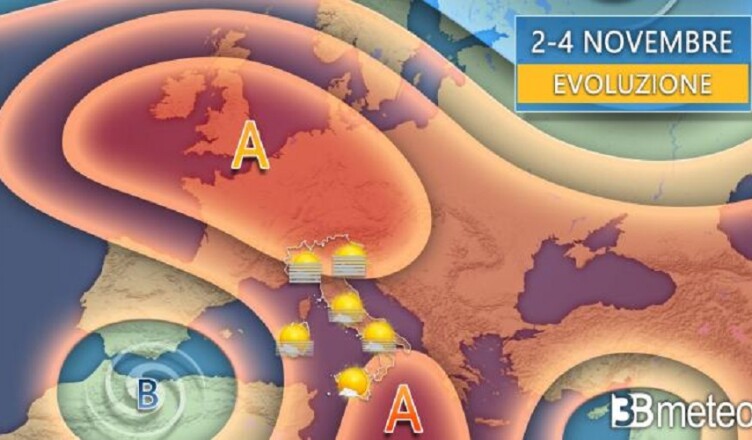 Anticiclone dalla lunga vita con nebbie e inquinanti in città