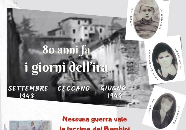 CECCANO, NESSUNA GUERRA VALE LE LACRIME DEI BAMBINI...