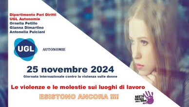 FARI ACCESI SULLE MOLESTIE E VIOLENZE SUI LUOGHI DI LAVORO