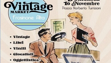 Frosinone, appuntamento con il Vintage market