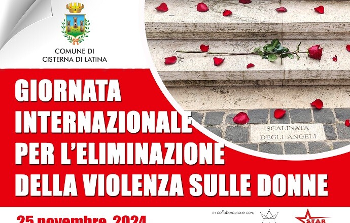 Giornata internazionale per l'eliminazione della violenza sulle donne cisterna