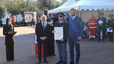 IL PRESIDENTE LUCA DI STEFANO PARTECIPA AL GIORNO DELL’UNITÀ NAZIONALE E ALLA GIORNATA DELLE FORZE ARMATE PRESSO LA VILLA COMUNALE DI FROSINONE