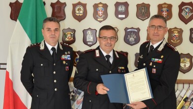 Il Maresciallo Ordinario Vincenzo CRISPINO va’ in pensione