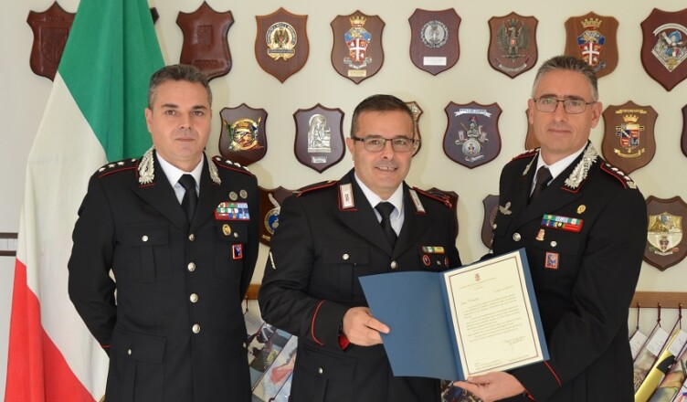 Il Maresciallo Ordinario Vincenzo CRISPINO va’ in pensione