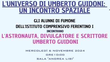L’UNIVERSO DI UMBERTO GUIDONI UN INCONTRO SPAZIALE