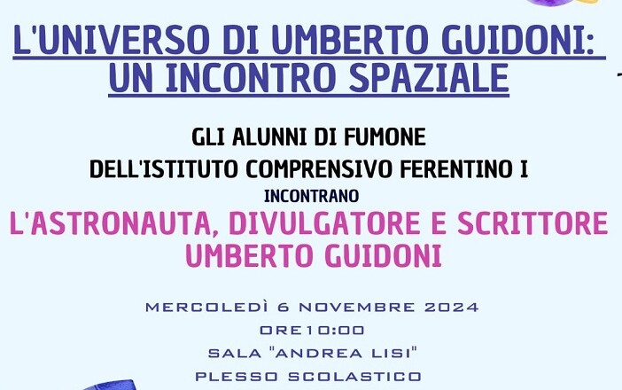 L’UNIVERSO DI UMBERTO GUIDONI UN INCONTRO SPAZIALE