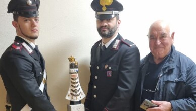 RITROVATA DAI CARABINIERI LA STATUA DELLA MADONNA RUBATA A BOVILLE ERNICA