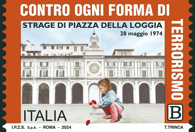 francobollo strage loggia