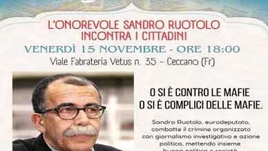 incontro con L'onorevole Sandro Ruotolo