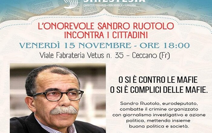 incontro con L'onorevole Sandro Ruotolo