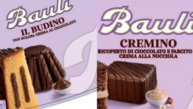 Bauli richiama dai supermercati Budino e Cremino