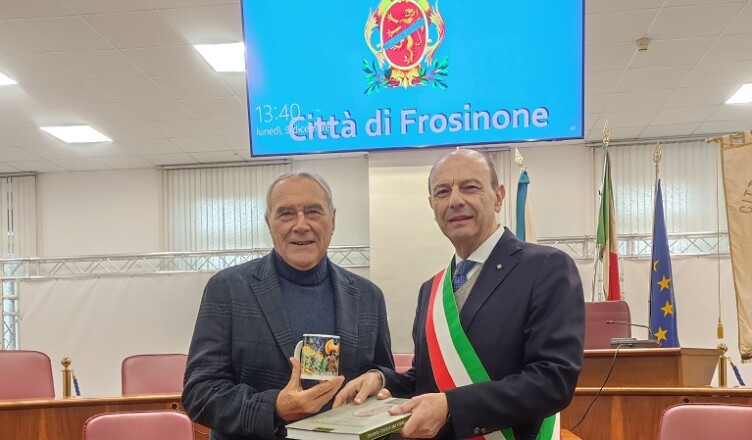Frosinone, l'on. Grasso in visita al Palazzo comunale