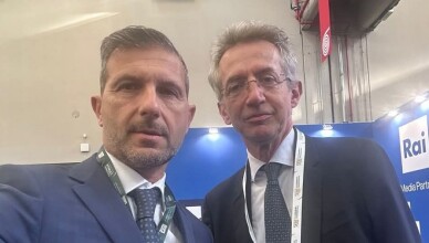 IL PRESIDENTE DELL’ANCI GAETANO MANFREDI E IL SINDACO DI ROCCASECCA GIUSEPPE SACCO