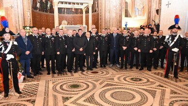 Messa di Natale con i Carabinieri del Comando Provinciale Carabinieri di Frosinone ANAGNI