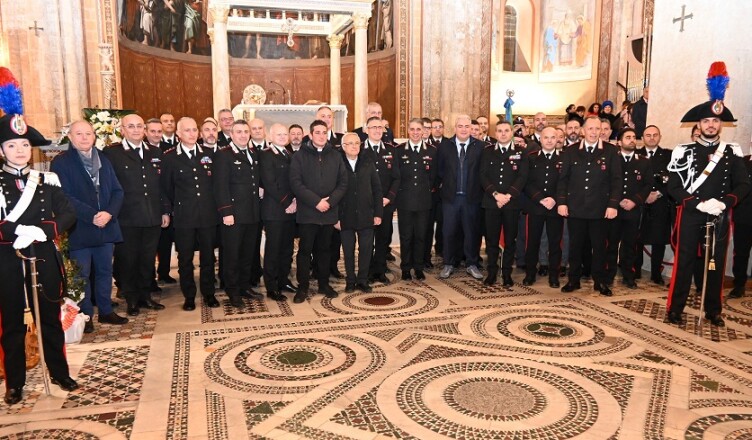 Messa di Natale con i Carabinieri del Comando Provinciale Carabinieri di Frosinone ANAGNI