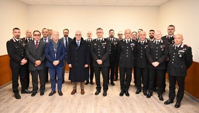 VISITA DEL PROCURATORE DELLA REPUBBLICA F.F. DI FROSINONE AI COMANDI DELLE FORZE DI POLIZIA