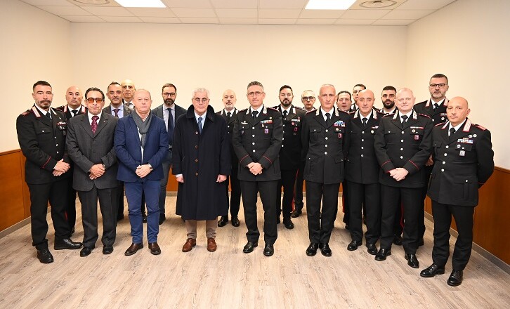 VISITA DEL PROCURATORE DELLA REPUBBLICA F.F. DI FROSINONE AI COMANDI DELLE FORZE DI POLIZIA
