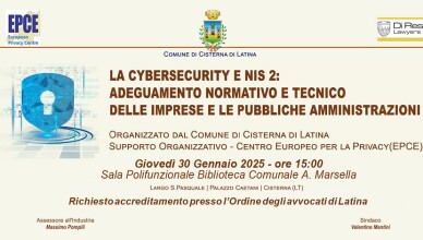 Cybersicurezza, un convegno per la formazione di avvocati e aziende