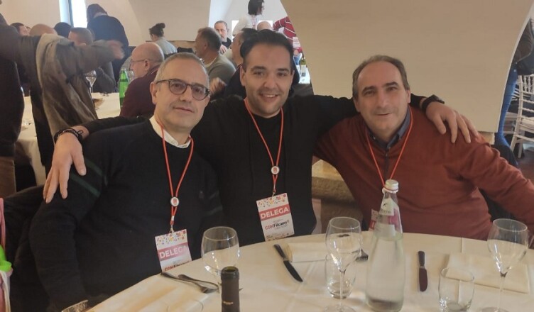 Da sin Paolo Gabriele Maurizio Cinelli e Chiarlitti Loreto