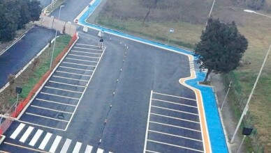 Frosinone, leccio preservato e integrato su ciclabile corso Lazio