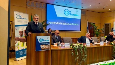 Gianluca Quadrini, alla Cerimonia di Consegna delle Borse di Studio Cassa Edile Awards