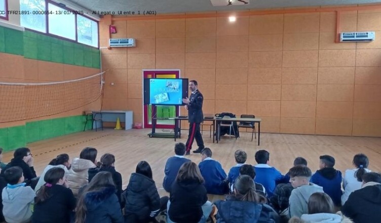 I CARABINIERI INCONTRANO GLI STUDENTI DELLE ELEMENTARI E DELLE MEDIE PER LA TUTELA DELLA LEGALITÀ