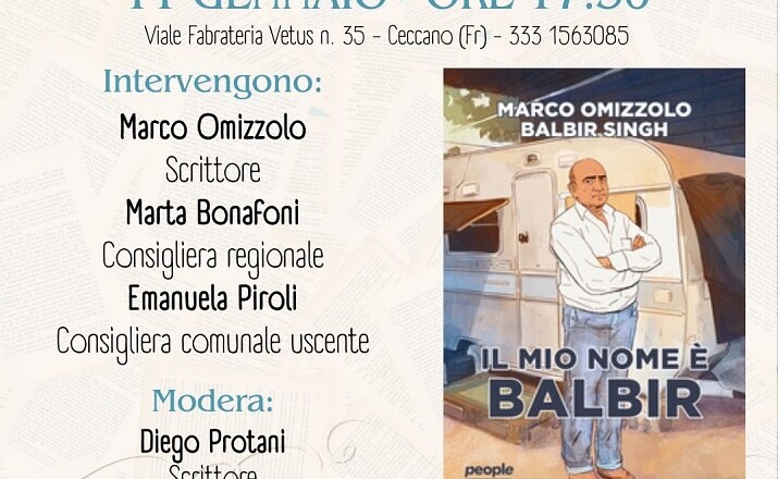 Omizzolo presenta il suo nuovo libro da Sinestesia