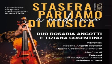 Stasera parliamo di musica... a modo mio