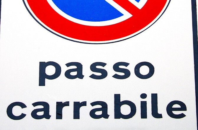 passo carrabile
