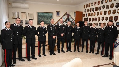 29 Carabinieri neo promossi destinati al Comando Provinciale di Frosinone