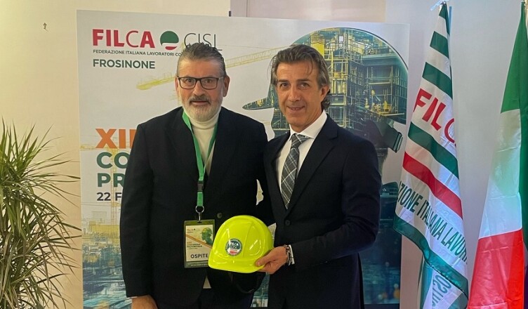 Filca e Cisl di Frosinone organizzano il XIII Congresso Provinciale. Presente anche Gianluca Quadrini