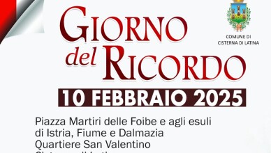 GIORNO DEL RICORDO CISTERNA