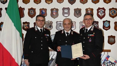 L’Appuntato Scelto Qualifica Speciale TALLINI Roberto va in pensione