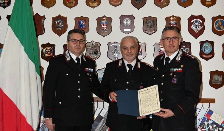 L’Appuntato Scelto Qualifica Speciale TALLINI Roberto va in pensione