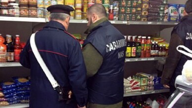 NAS, sequestrati 50 kg di alimenti in un supermercato del Frusinate