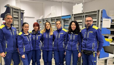 NUOVE DIVISE PER I PORTALETTERE DEL CENTRO DI RECAPITO DI FROSINONE MASCAGNI