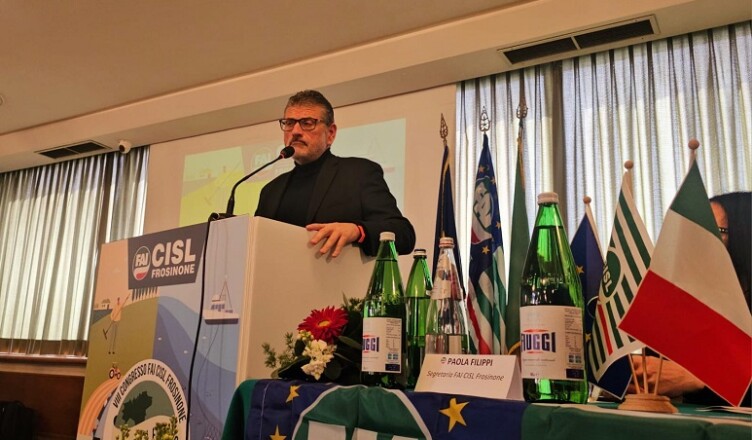 Quadrini, interviene al VIII Congresso Fai Cisl di Frosinone